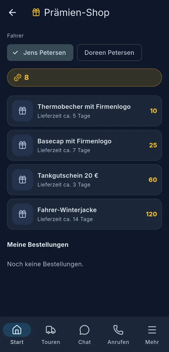Prämien-Shop